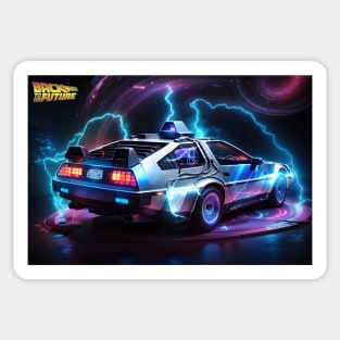 DeLorean - back to the future Sticker